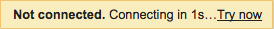 Gmail offline message