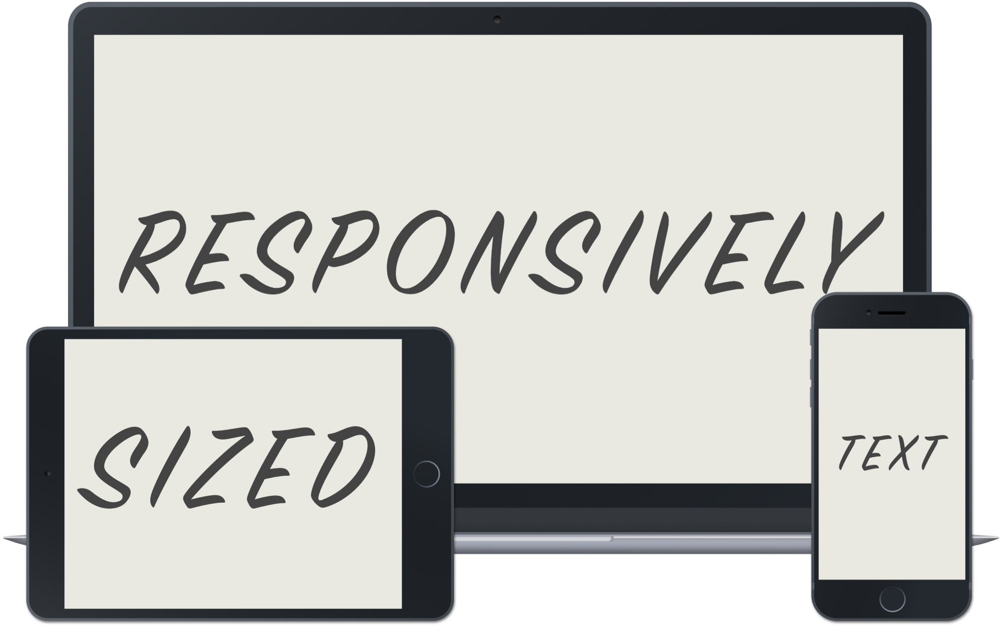 Css size. Responsive text.